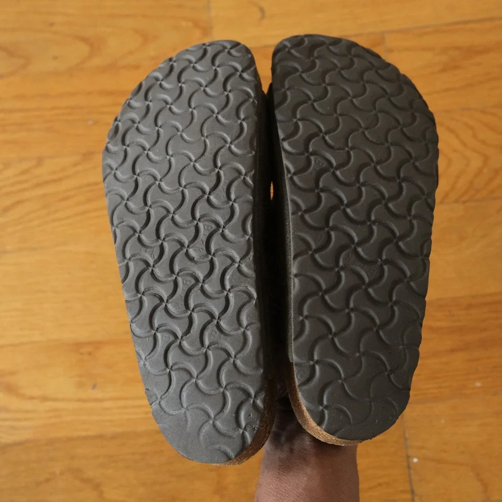 Birkenstock Arizona Sandals Mocha Brown Suede Double Strap Gorpcore 43 Slides
